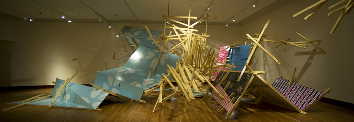 View of installation, The Former Mistake by Kirsten Reynolds